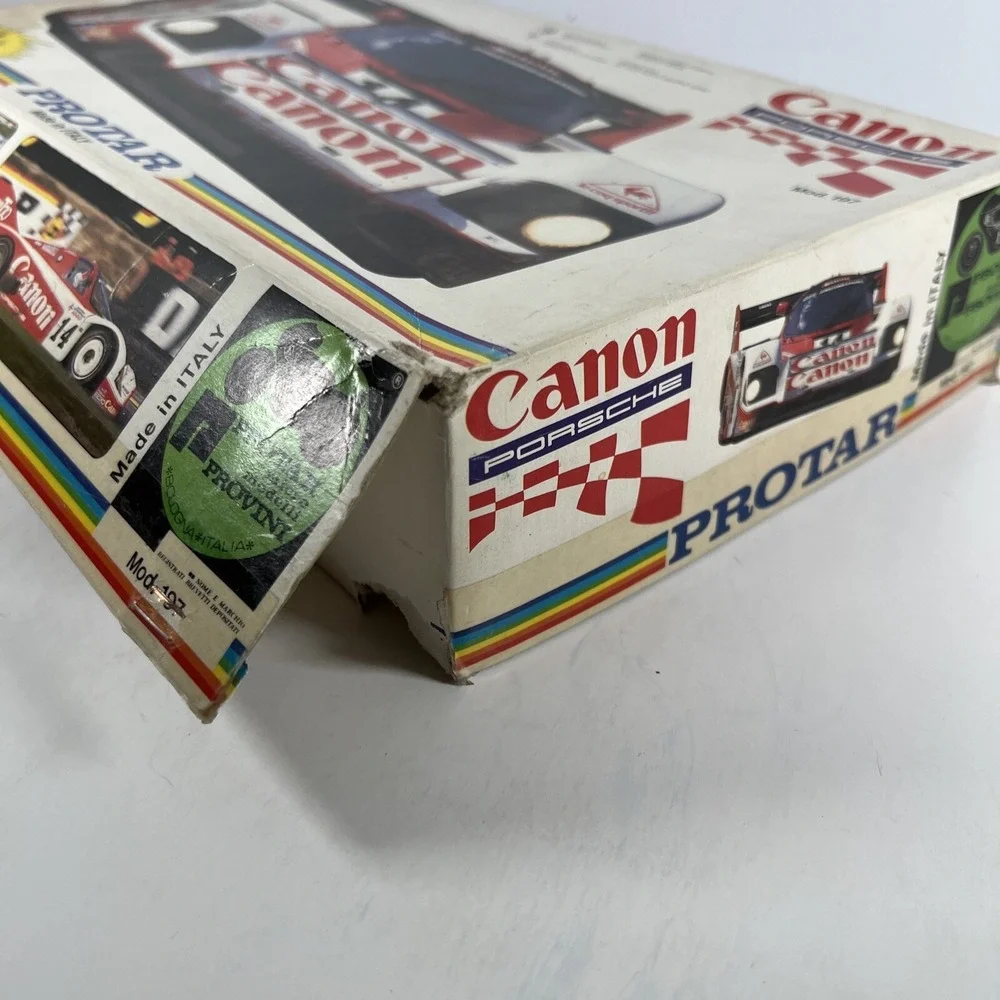 Protar‎ Porsche 956 Canon race car model kits in 1/24 Open Box SEALED PARTS